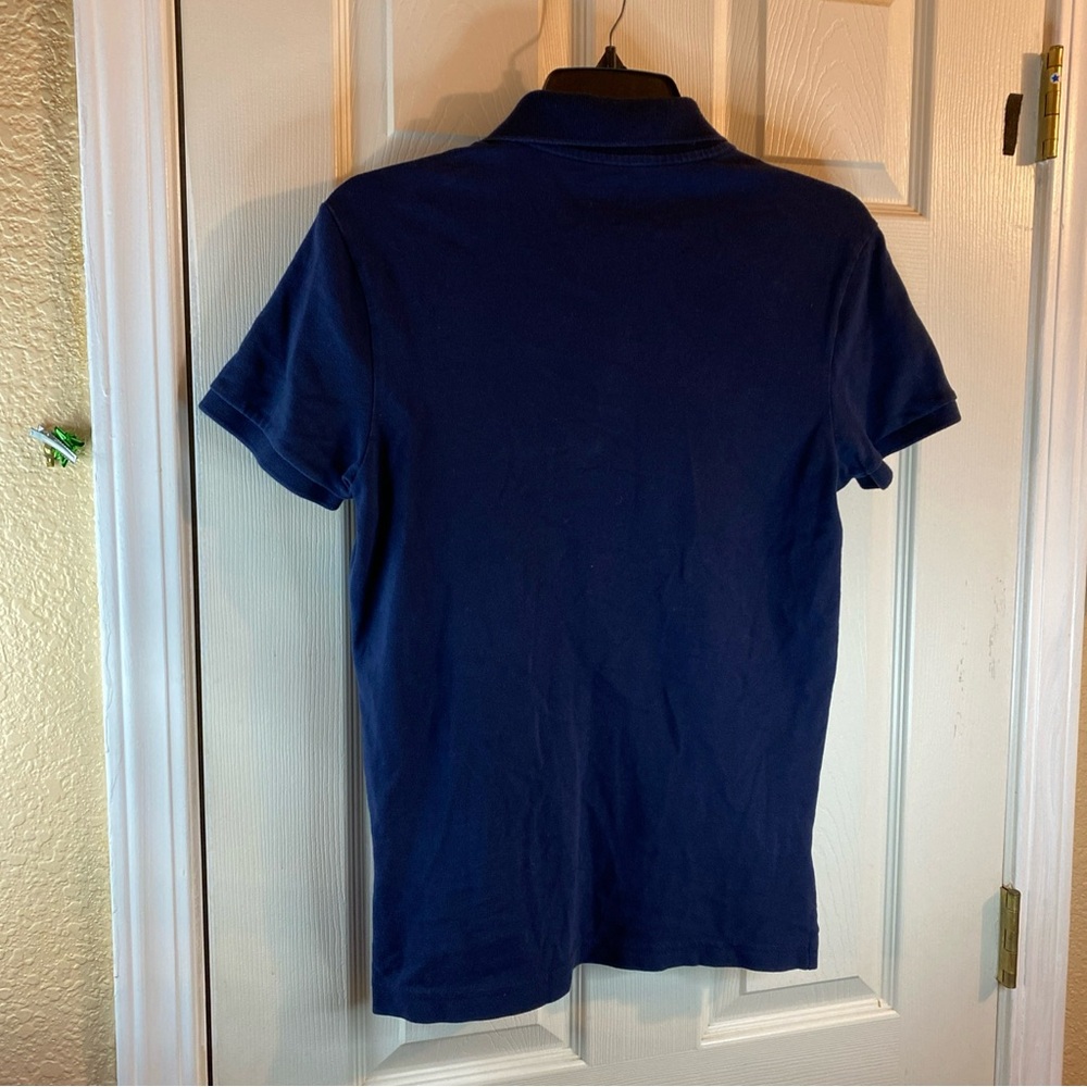 Hollister Mens XS Polo Advanced Stretch Preppy Golf Outdoors Navy Casual Sports - Picture 7 of 12